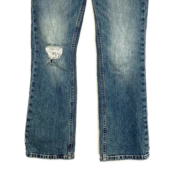 Pilcro Mid Rise Straight Leg Jeans - Picture 3 of 10